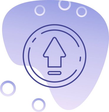 Beynin bir simgesinin vektör çizimi