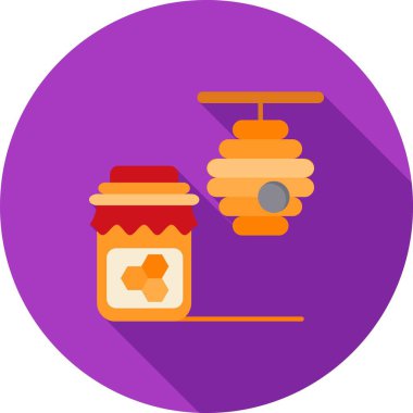 Arı simgesi, vektör illüstrasyonu