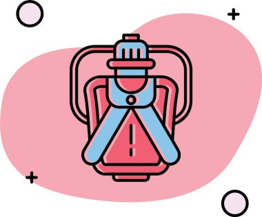 Bir kalp simgesinin vektör illüstrasyonu