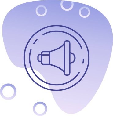 Beyaz simgenin vektör illüstrasyonu