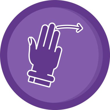 Eldiven vektör simge işareti simge vektör çizim kişisel ve ticari kullanım için..