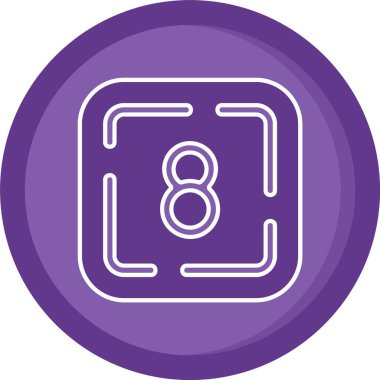 Kişisel ve ticari kullanım için vektör illüstrasyon simgesi.