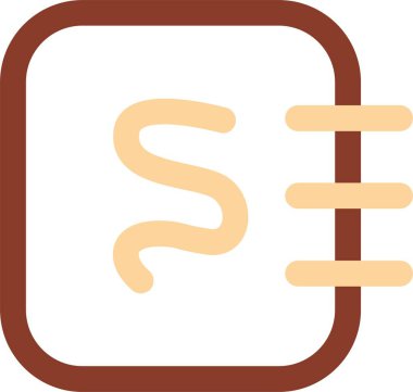 Kahve çekirdeği ikonu, özet tarzı.