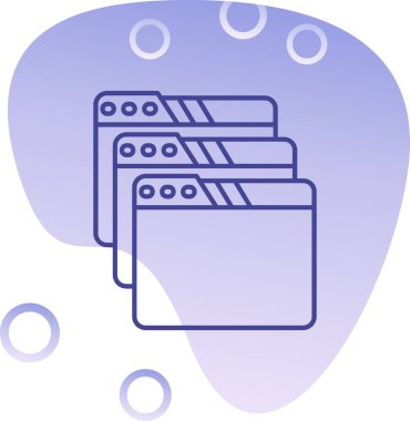 seo modern simgesinin vektör illüstrasyonu