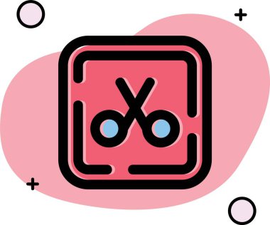 Vektör evrensel simgesi Trendy bakmak.