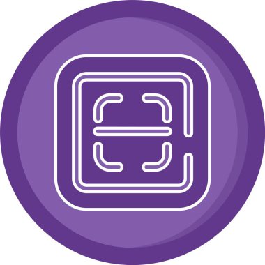 Modern b 'nin vektör illüstrasyonu eksik simgesi