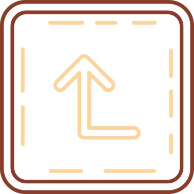 vektör yönü ok simgesi