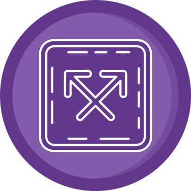 Eşsiz Pusula Vektör Satırı Simgesi