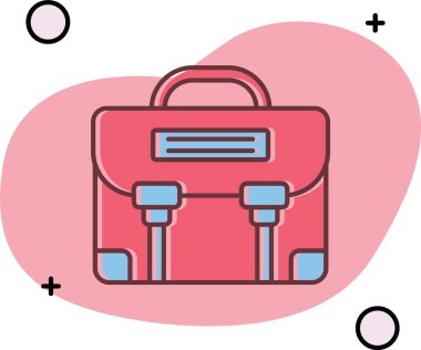 Çanta simgesi, anahat stili