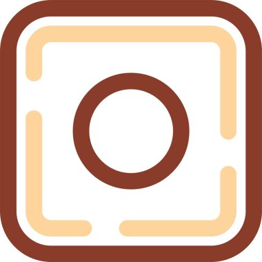 Bir resim simgesinin vektör illüstrasyonu