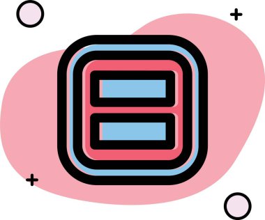 Kırmızı, mavi ve siyah arkaplanın vektör çizimi