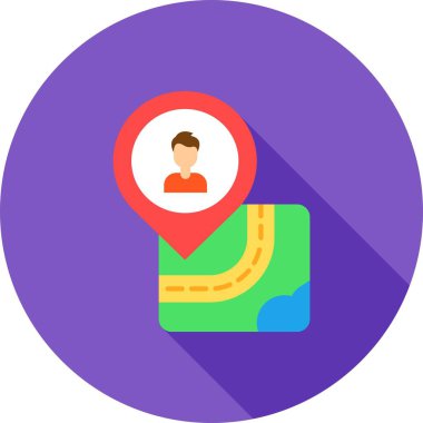 Yer düz vektör simgesi