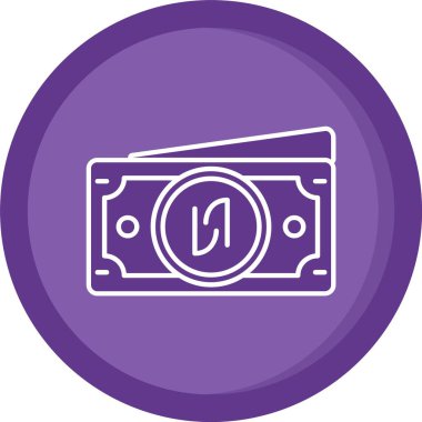 Bir doların vektör illüstrasyonu