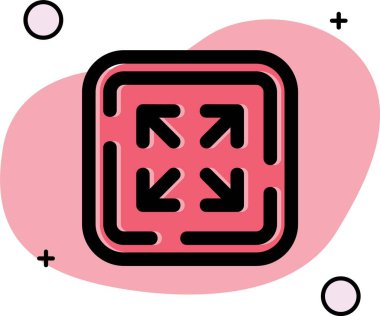 ok sağ simgesi, özet biçimi