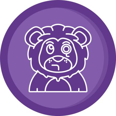 Kişisel ve ticari kullanım için vektör emoji simgesi...