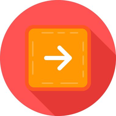 ok yönü sağ simge rozet biçiminde