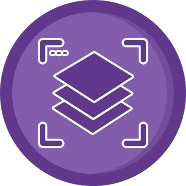 Modern yapı simgesinin vektör illüstrasyonu