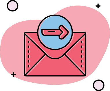 E-posta simge tasarlamak vektör