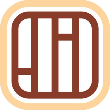 Modern b 'nin vektör illüstrasyonu eksik simgesi