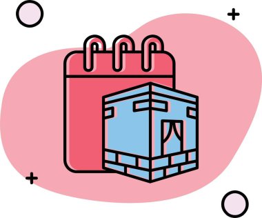 Vektör Takvim Simgesi, illüstrasyon