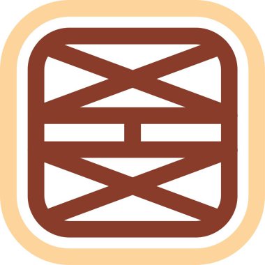 Bir haçın vektör illüstrasyonu