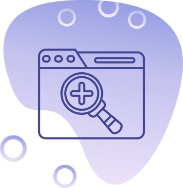 Benzersiz radyo kamera hattı vektör simgesi