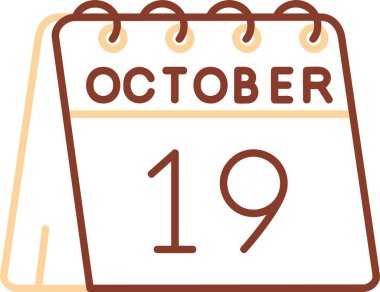 Tarihli takvim ve Kasım ayının Ekim ayının tarihi