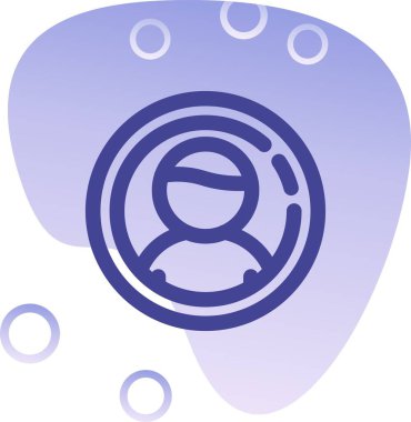 Benzersiz kabuk simgesi vektör çizimi