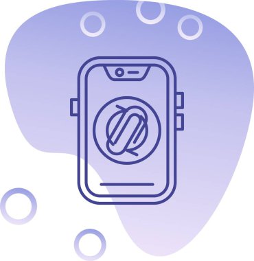 cep telefonu vektör simgesi