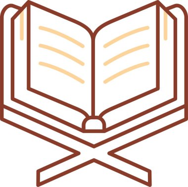 kitap simgesi vektör illüstrasyonu