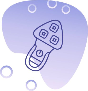 Bowling topu simgesini, karikatür tarzı