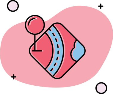 Sevgililer Günü simge tasarım vektörü