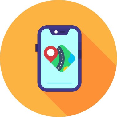 gps navigasyon simgesi vektör illüstrasyon tasarımı