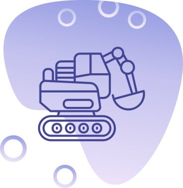 Modern simgenin vektör illüstrasyonu