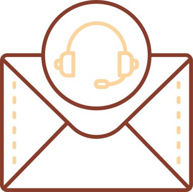 Müşteri Destek kutsal kişilerin resmi, vektör çizim