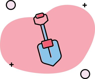 Bir kalp simgesinin vektör illüstrasyonu