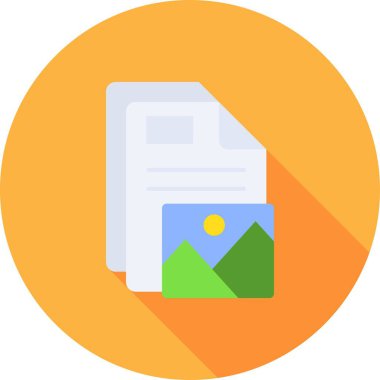 kitap vektörü düz renk simgesi