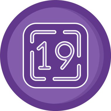 vektör Takvimi Simgesi illüstrasyonu