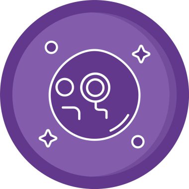 Güzel Hedef vektör satırı simgesi