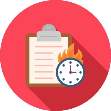 Alarm düzlüğü simgesi tasarımı