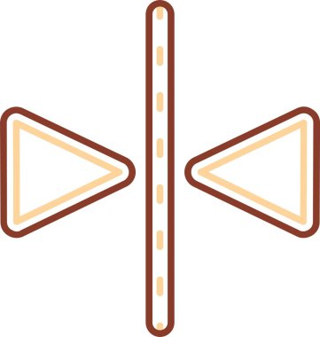 ok simgesinin vektör illüstrasyonu