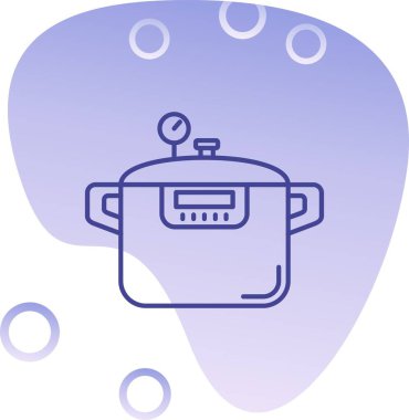 Mavi ve beyaz arkaplanın vektör çizimi