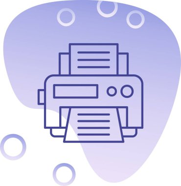 Basit vektör simgesi, mikrofon çizimi