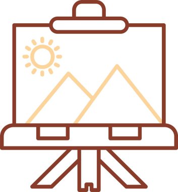 Modern sanat vektörü illüstrasyonu