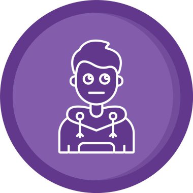 Vektör Adam Simgesi illüstrasyonu