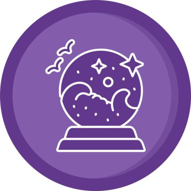 Yıldız çizgisi simgesine sahip eşsiz bir küre