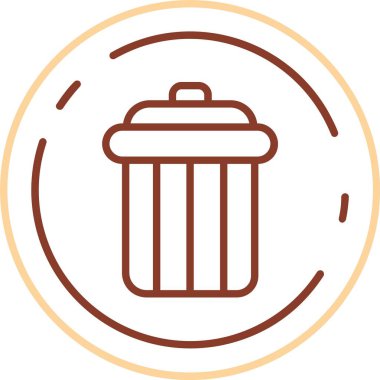 vektör çöp kutusu ico