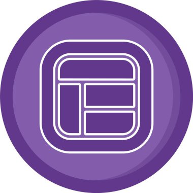 Benzersiz cüzdan çizgisi vektör simgesi