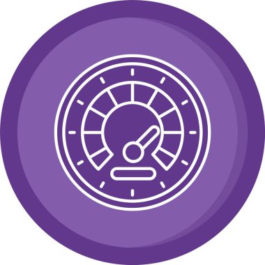 Eşsiz Pusula Satır Vektörü Simgesi