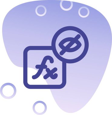 Modern bir simgenin vektör illüstrasyonu